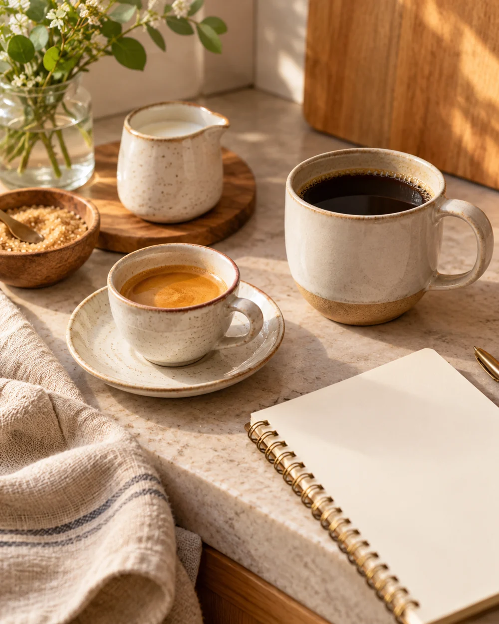 Representative AI-generated cafe-prep-notes category illustration
