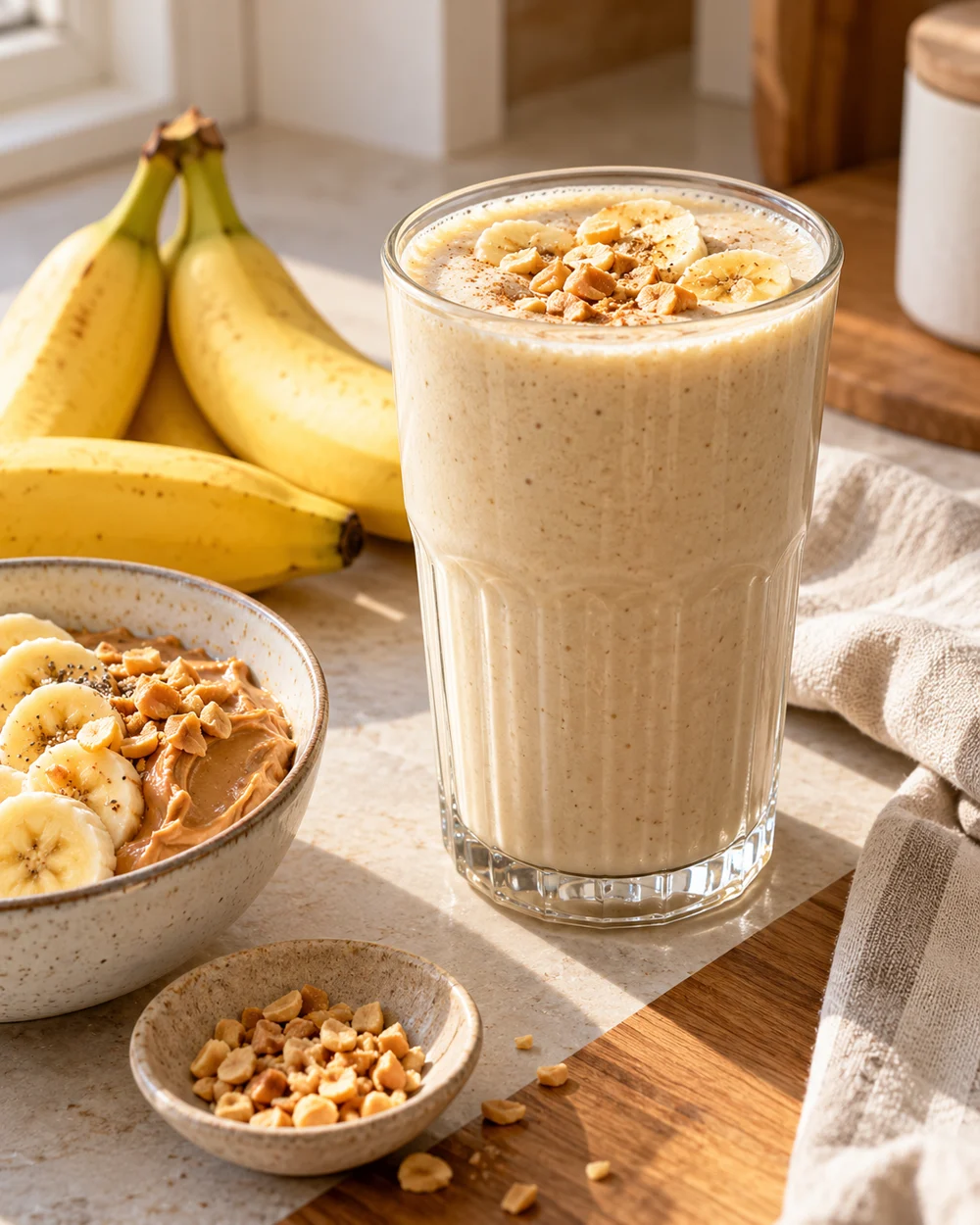 Banana Peanut Milk — AI-generated editorial illustration