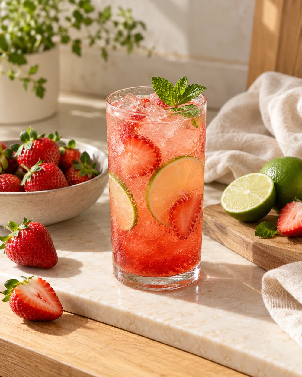 Representative AI-generated sparkling-fruit category illustration