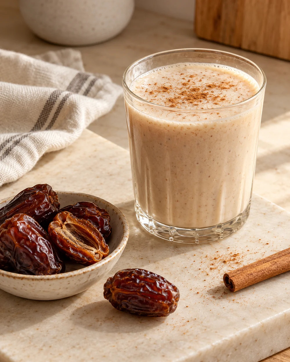 Date Cinnamon Milk — AI-generated editorial illustration