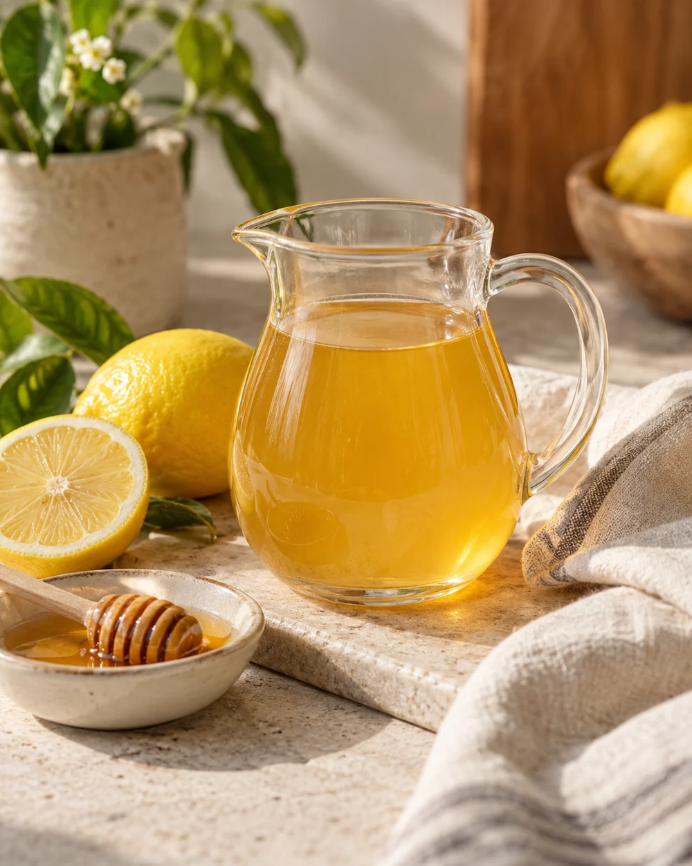 Small-Batch Honey Lemon Base — AI-generated editorial illustration