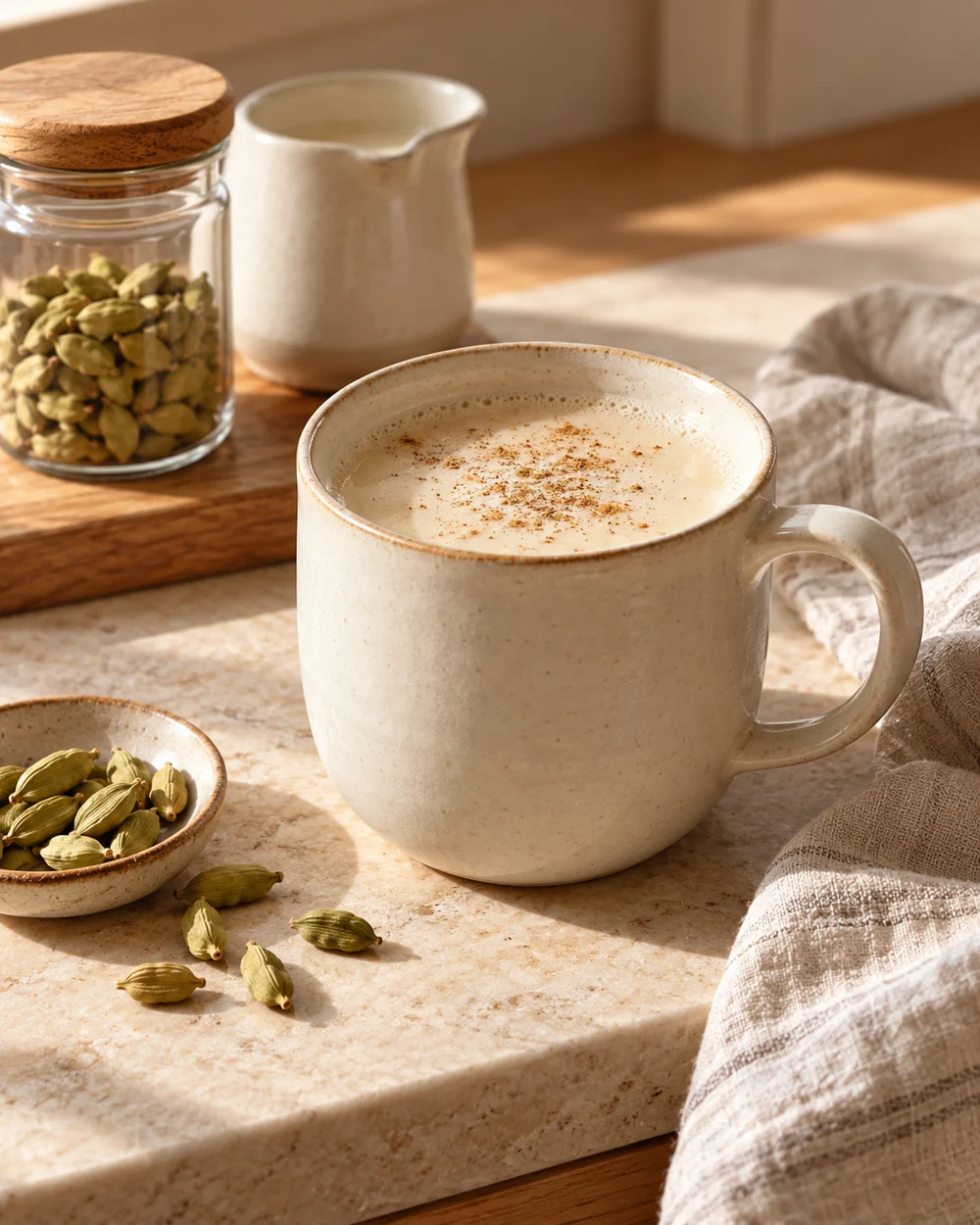 Representative AI-generated warm-cafe-cups category illustration