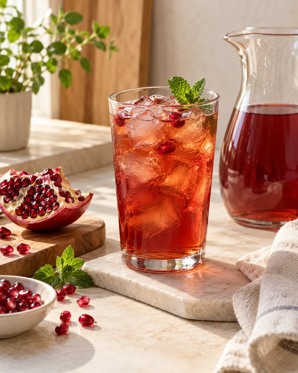 Representative AI-generated tea-and-grain-cups category illustration